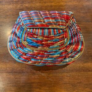 Ramla Women’s Handmade Moroccan Statement Handbag, clutch, with shoulder chain‎
